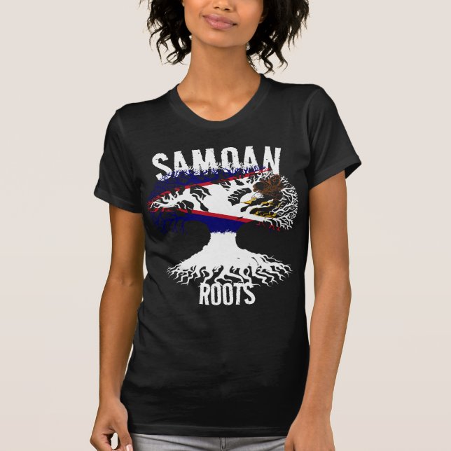 CAMISETA RAÍCES DE SAMOA ESTADOUNIDENSES (Anverso)