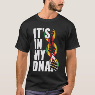 Camiseta Raíces de Zimbabue Gráfico de Huella Digital de Ba