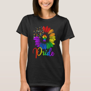 Camiseta Raíces del Orgullo Girasol Lgbt Lesbiana Gay Trans