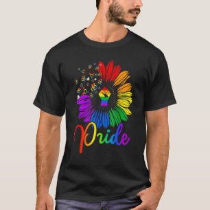 Camiseta Raíces del Orgullo Girasol Lgbt Lesbiana Gay Trans