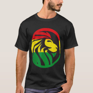 Camiseta Raíces del recuerdo de Jamaica Rastafari Lion Head