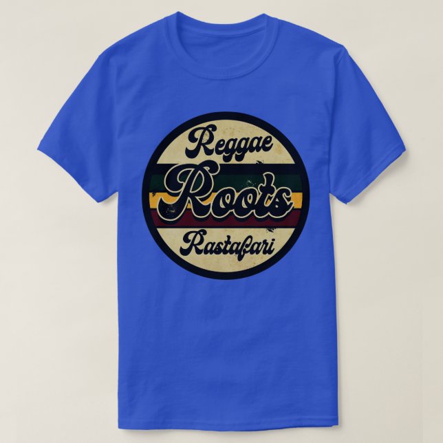 Camiseta Raíces del reggae Rastafari (Diseño del anverso)