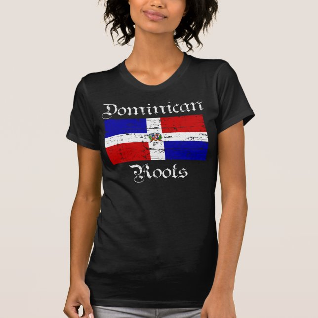 Camiseta Raíces dominicanas (Anverso)