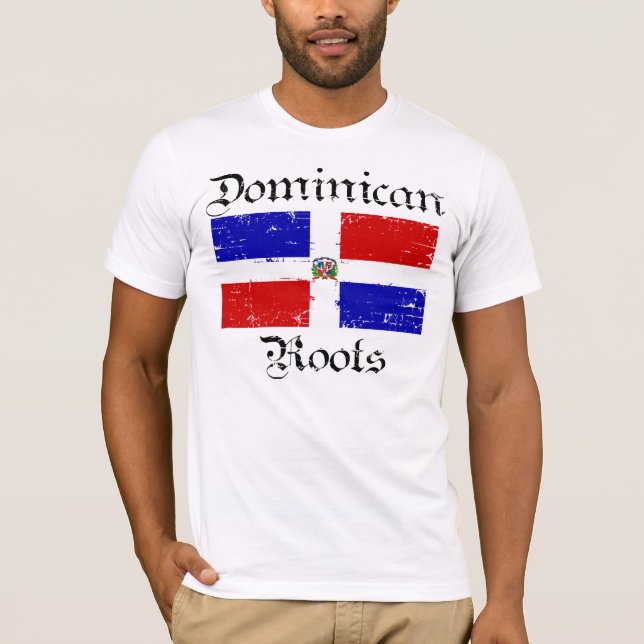 Camiseta Raíces dominicanas (Anverso)
