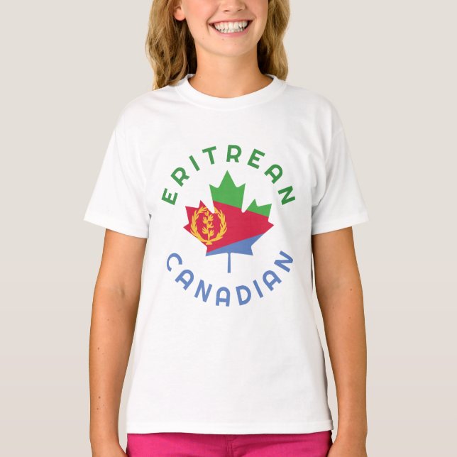 Camiseta Raíces eritreas de Canadá (Anverso)