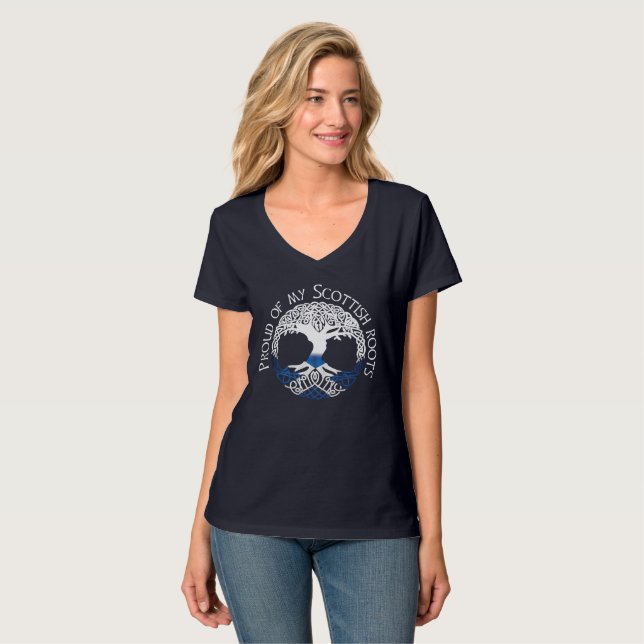 Camiseta Raíces escocesas (Anverso completo)