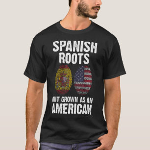 Camiseta Raíces españolas pero cultivadas como españolas no