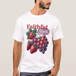 Camiseta Raíces fieles Uvas de fresa Tee de época