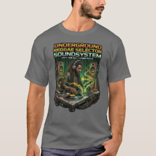 Camiseta Raíces Futuras En El Ciberespacio Reggae Jamaicano