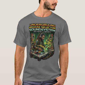Camiseta Raíces Futuras En El Ciberespacio Reggae Jamaicano