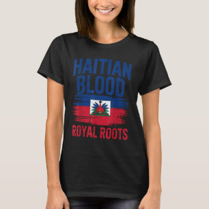 Camiseta Raíces Haitianas Día de la Bandera de Haití