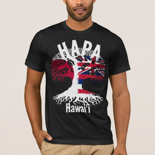CAMISETA RAÍCES HAWAII DE HAPA JAPÓN (Anverso)