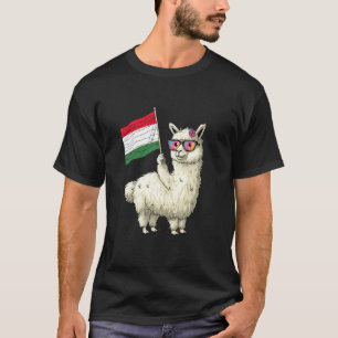 Camiseta Raíces Húngaras Alpaca Orgullo Húngaro Bandera de 