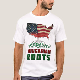Camiseta Raíces húngaras estadounidenses