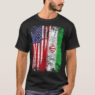Camiseta RAÍCES IRANÍES Bandera MEDIANO ESTADOUNIDENSE BAND