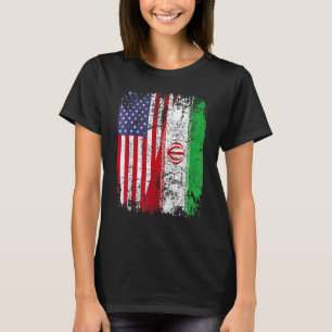 Camiseta RAÍCES IRANÍES Bandera MEDIANO ESTADOUNIDENSE BAND