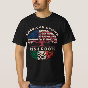 Camiseta Raíces Irlandesas Cultivadas en América Día de San