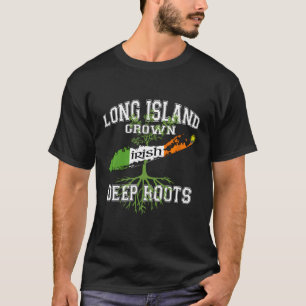 Camiseta Raíces irlandesas de Long Island Ny