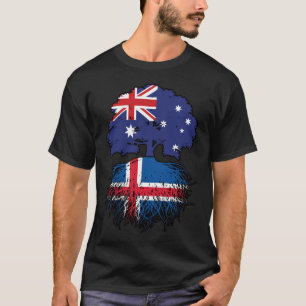 Camiseta Raíces islandesas de árboles australianos