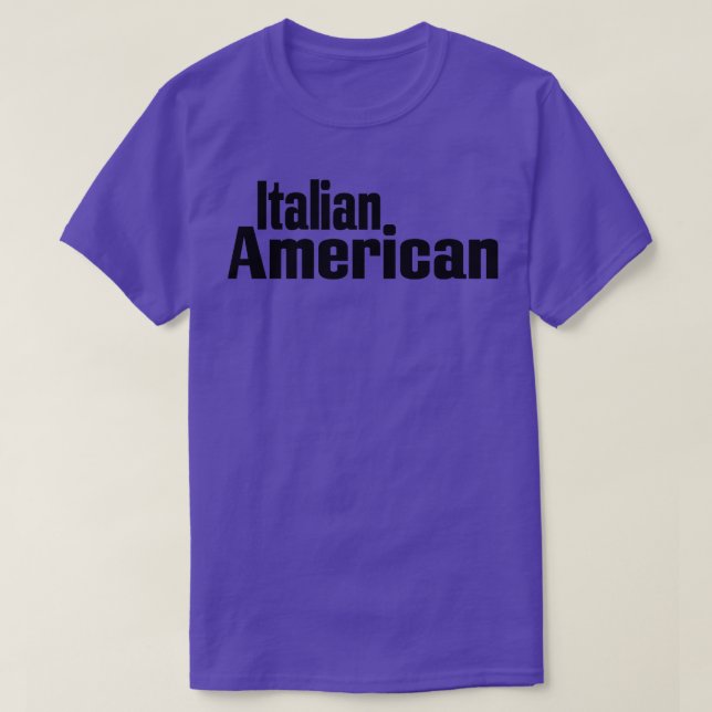 Camiseta Raíces italianas-estadounidenses en Italia (Diseño del anverso)