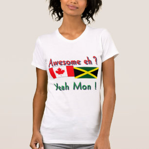 Camiseta raíces jamaicanas-canadienses
