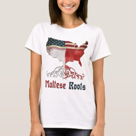 Camiseta Raíces maltesas americanas