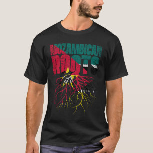 Camiseta Raíces mozambiqueñas, bandera del patrimonio de Mo