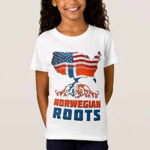 Camiseta Raíces noruegas de Estados Unidos