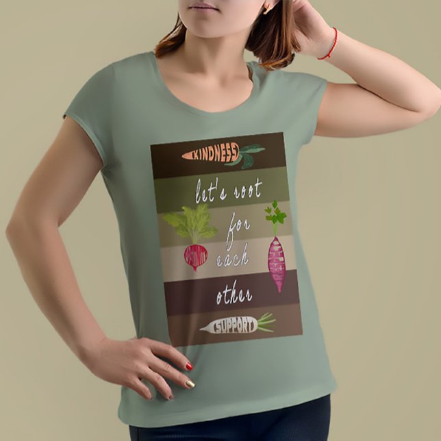 Camiseta Raíces para cada uno de los otros jardineros de la (LET'S ROOT FOR EACH OTHER T-SHIRT.
FOR PLANTS LOVERS ,LANDSCAPERS, GARDENNERS)