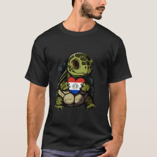Camiseta Raíces Paraguayas Paraguay Tortuga Corazón Orgullo