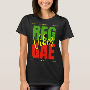 Camiseta Raíces patrióticas jamaiquinas reggaen el Reggio d