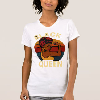 Camiseta Raíces regias de reina negra