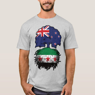 Camiseta Raíces Sirias de Nueva Zelanda & Árbol de la Coron