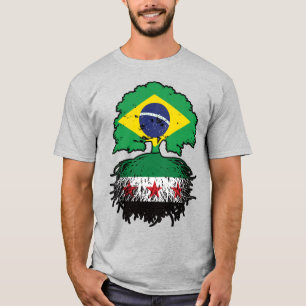 Camiseta Raíces Sirio Brasileñas y Árbol de la Corona