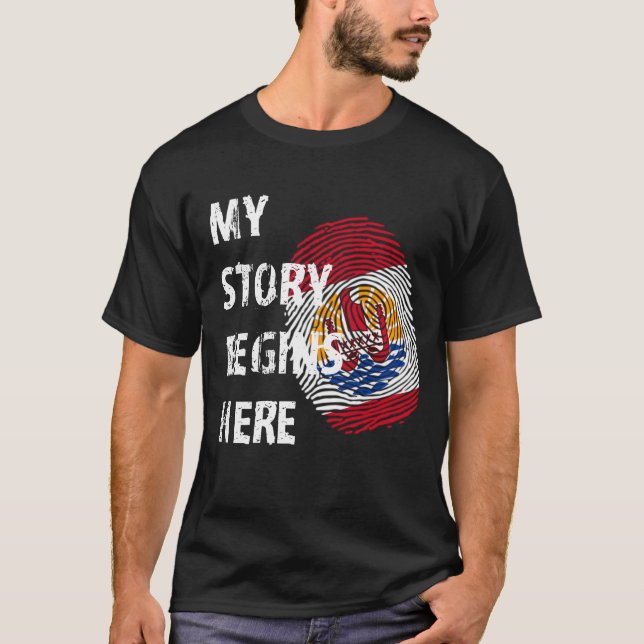 Camiseta Raíces tahitianas del patrimonio tahitiano (Anverso)