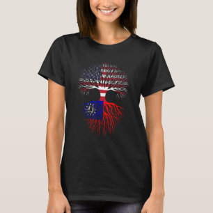 Camiseta Raíces Taiwanesas Ascendencia Inmigrante Patriótic