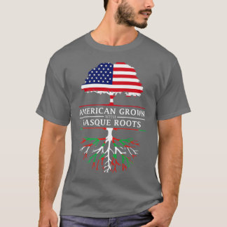 Camiseta Raíces vascas cultivadas de Estados Unidos vasco