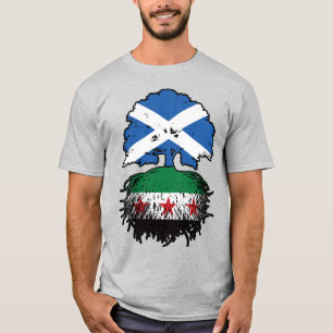 Camiseta Raíces y Corona: Árbol de Escocia-Siria