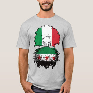 Camiseta Raíces y Corona del Árbol Sirio Italiano