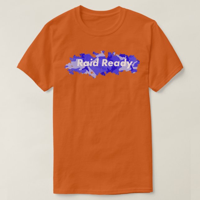 Camiseta Raid Ready Mod Blue 2 (Diseño del anverso)