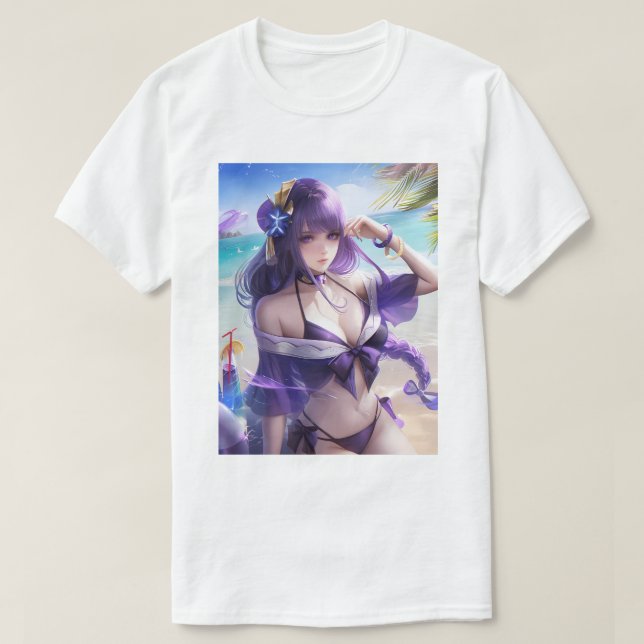 Camiseta Raiden Shogun Swimsuit 59 (Diseño del anverso)