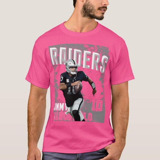 Camiseta Raiders de Jimmy Garoppolo 10 (Anverso)