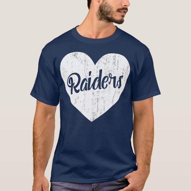 Camiseta Raiders School Sports Fan Team Spirit Mascot (Anverso)