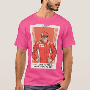 Camiseta Raikkonen Sólo Déjame En Paz Sé Qué Hacer Po