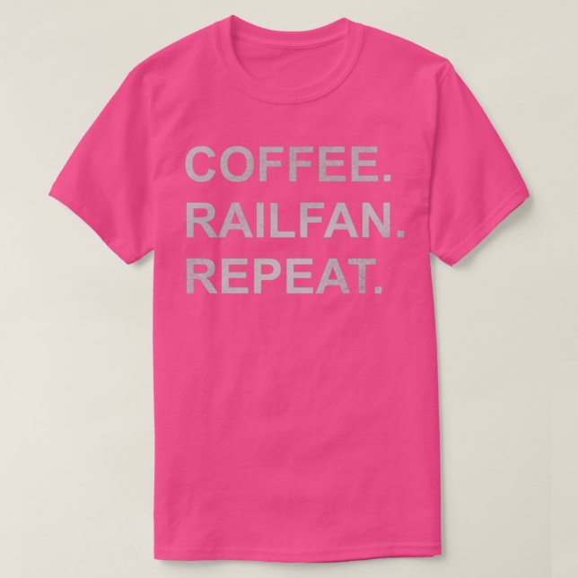 Camiseta Railfan Life (Diseño del anverso)