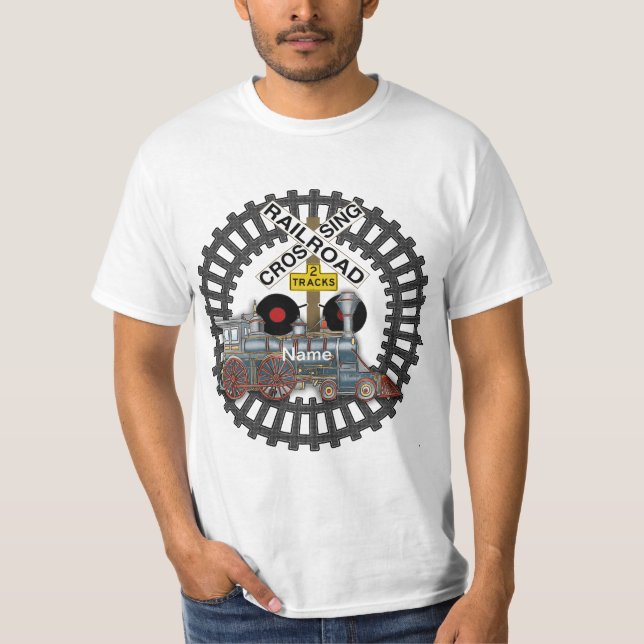 Camiseta Railroad Train  t-shirt (Anverso)