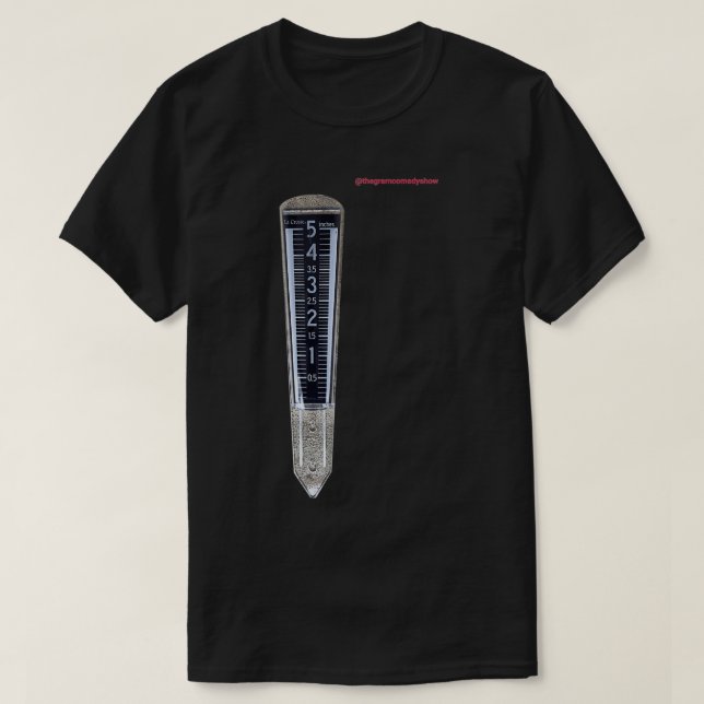 Camiseta Rain Gage (Diseño del anverso)