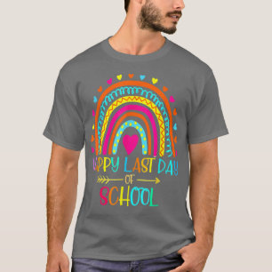 Camiseta Rainbo Feliz El Último Día De La Escuela Estudiant