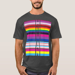 Camiseta Rainbo transexual mes del orgullo gay con bandera 