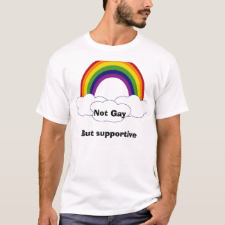 Camiseta Rainbow2, no GayBut de apoyo